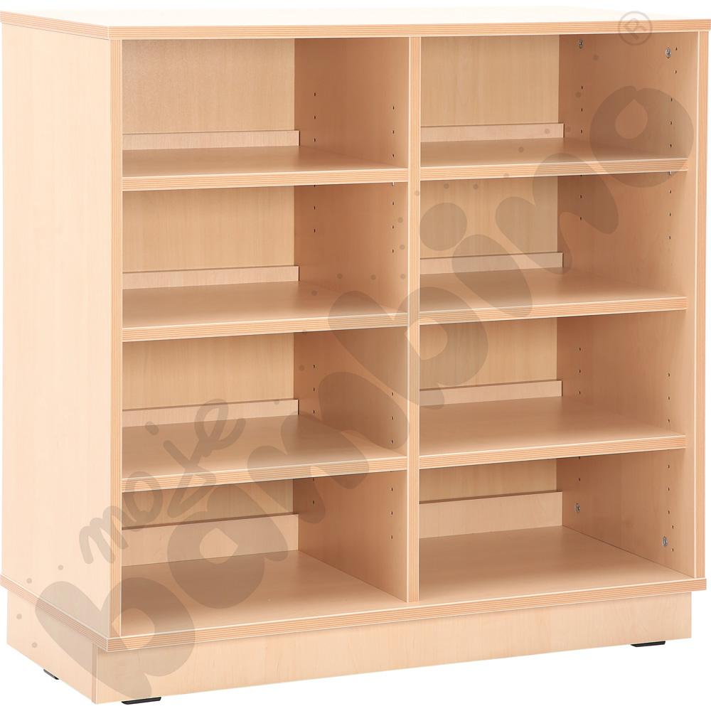 Szafka Flexi-TJ D z przegrodą, klon jasny