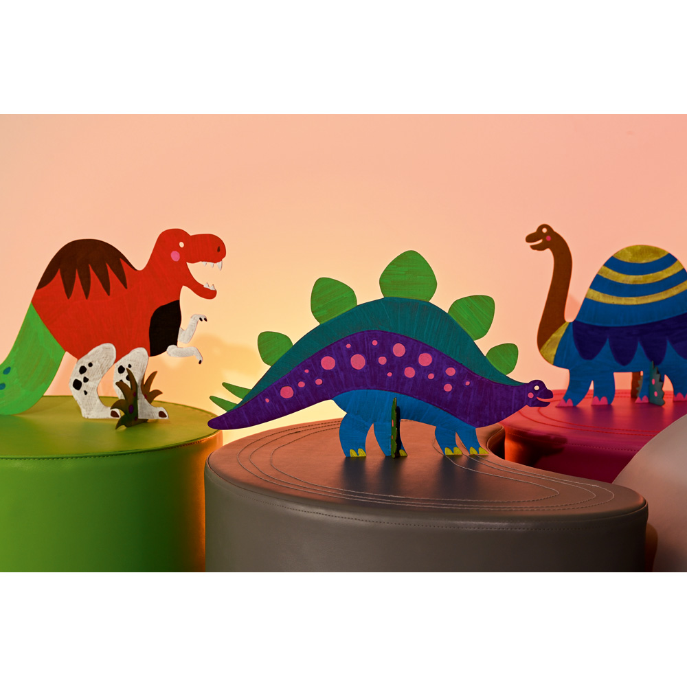 Kartónové dinosaury
