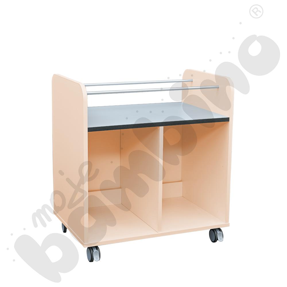 Quadro - wózek cateringowy - klon jasny