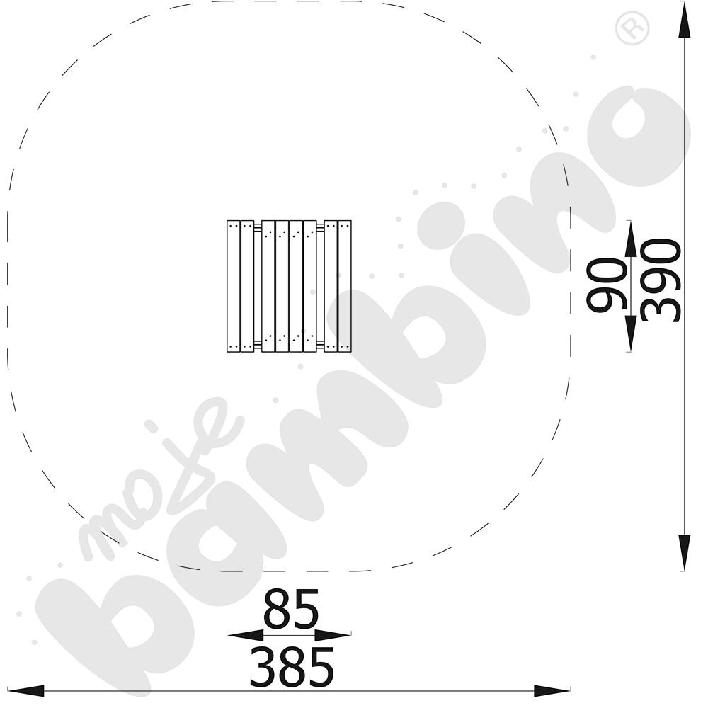 Ławkostół Terra z kotwami
