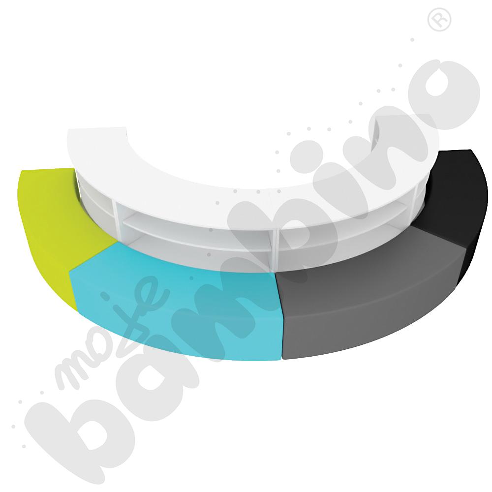 Quadro - zestaw 156, biała skrzynia