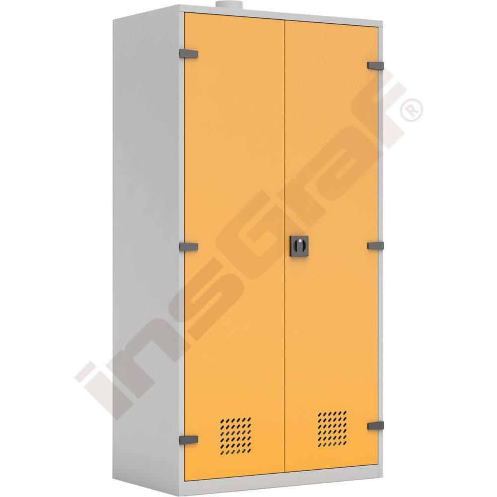 
Chemikalienschrank H 200, mit Bodenwanne und Absaugstutzen
