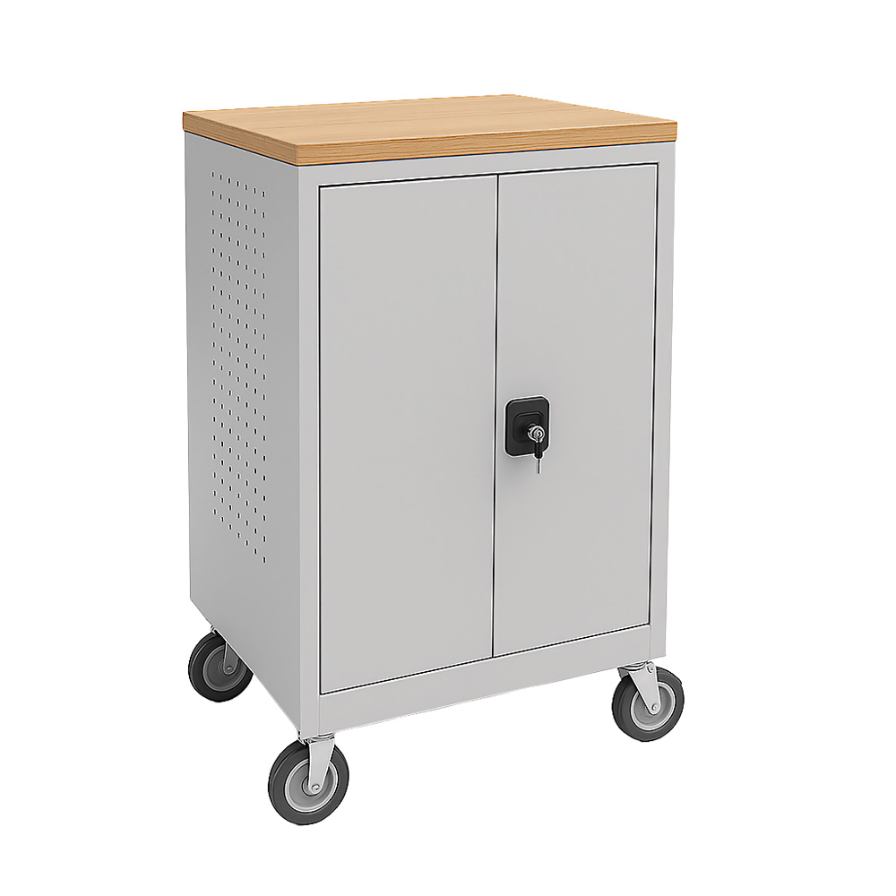 Wózek na 16 laptopów - szary