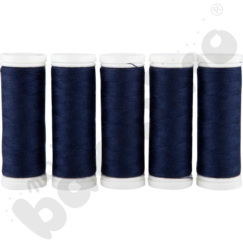 Zestaw nici Talia - granatowych, 5 szt.