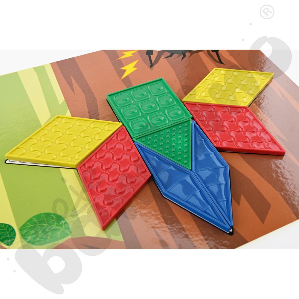 Układanka geometryczno-sensoryczna