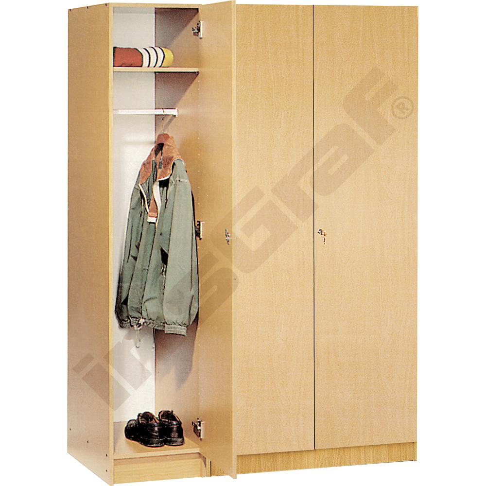 Šatní skříň - javor 375, se soklem