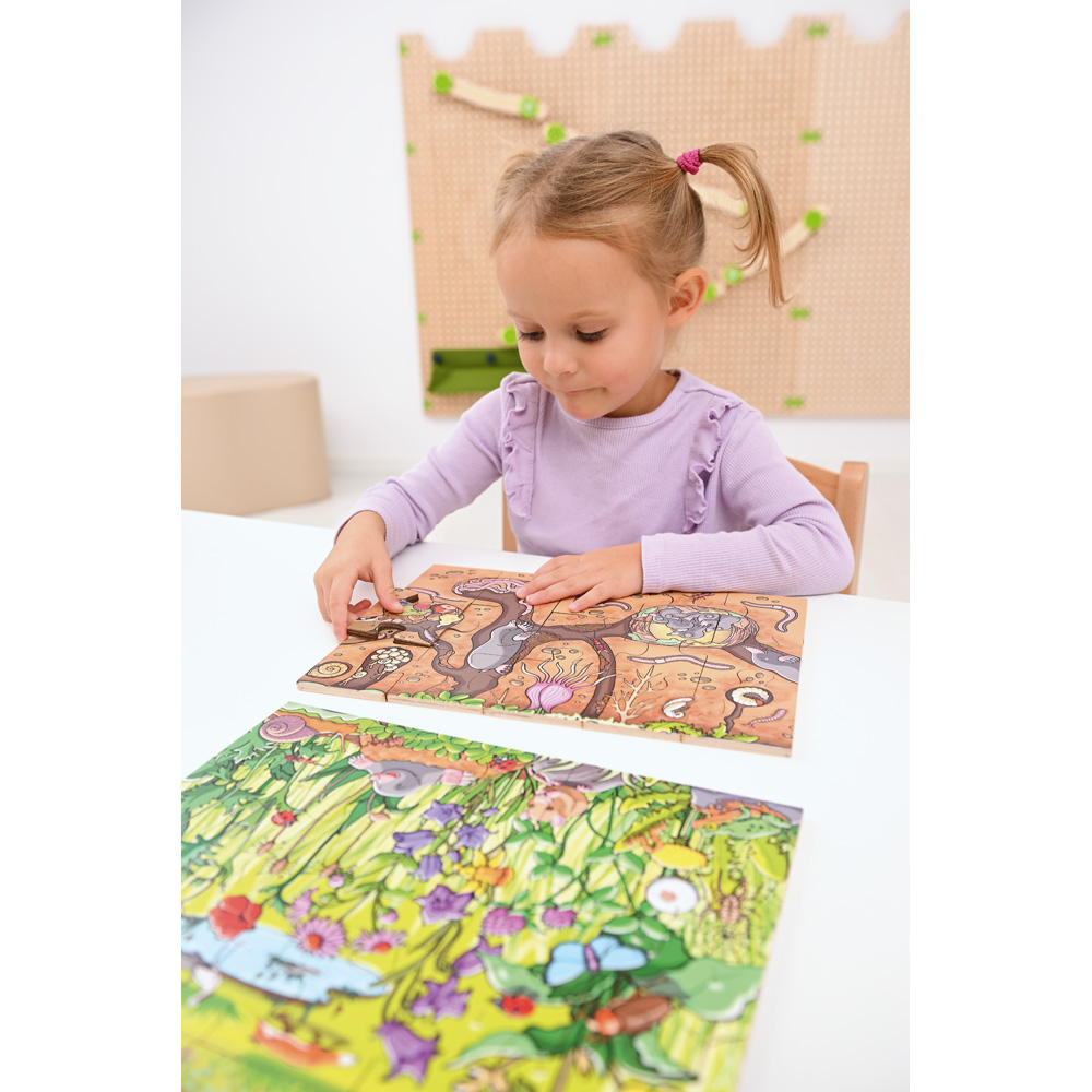 Podlahové puzzle Kvetinová lúka