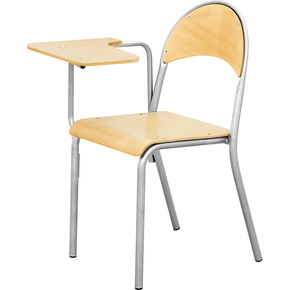Stolička P s pevným stolíkom