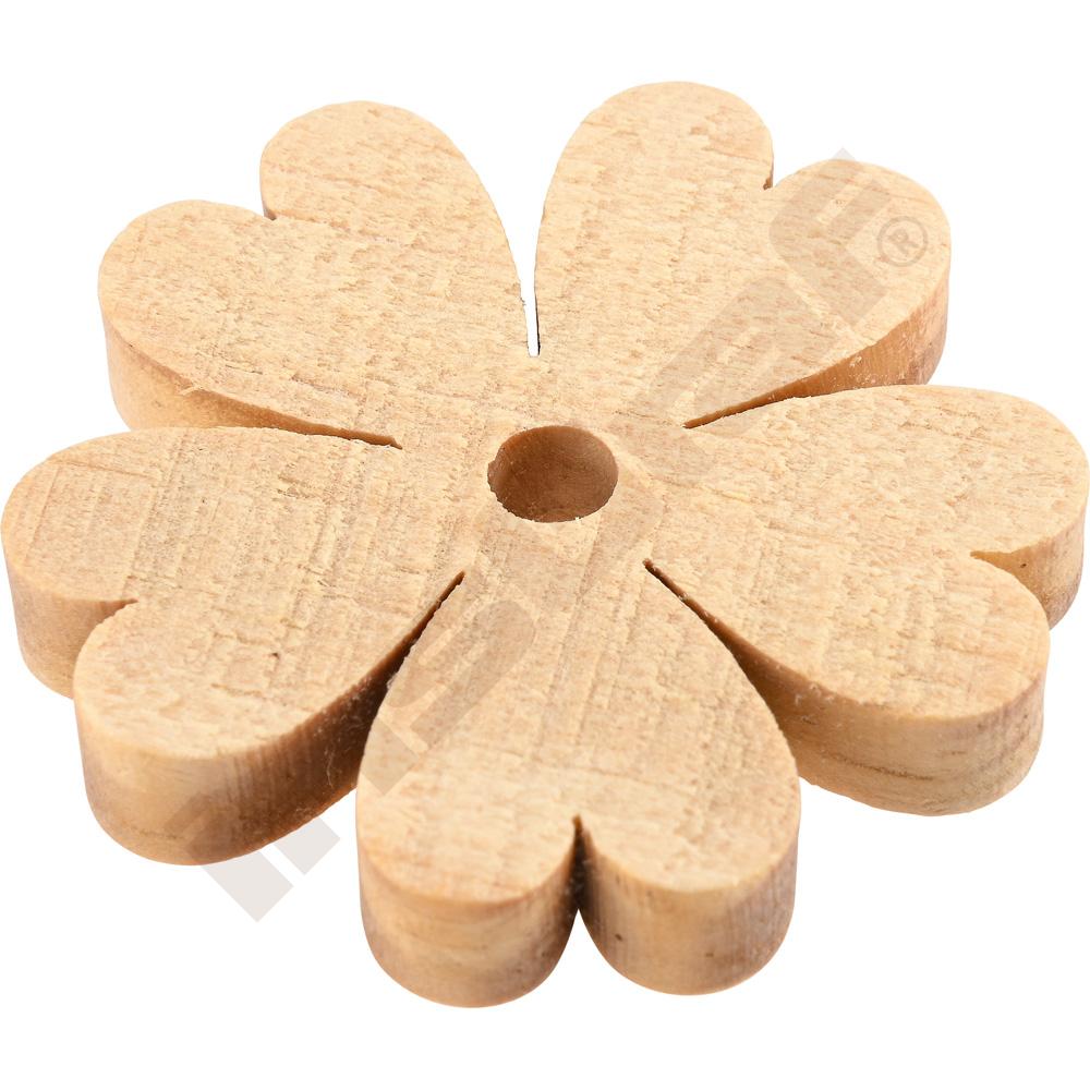 Drevené kvety, 20 ks