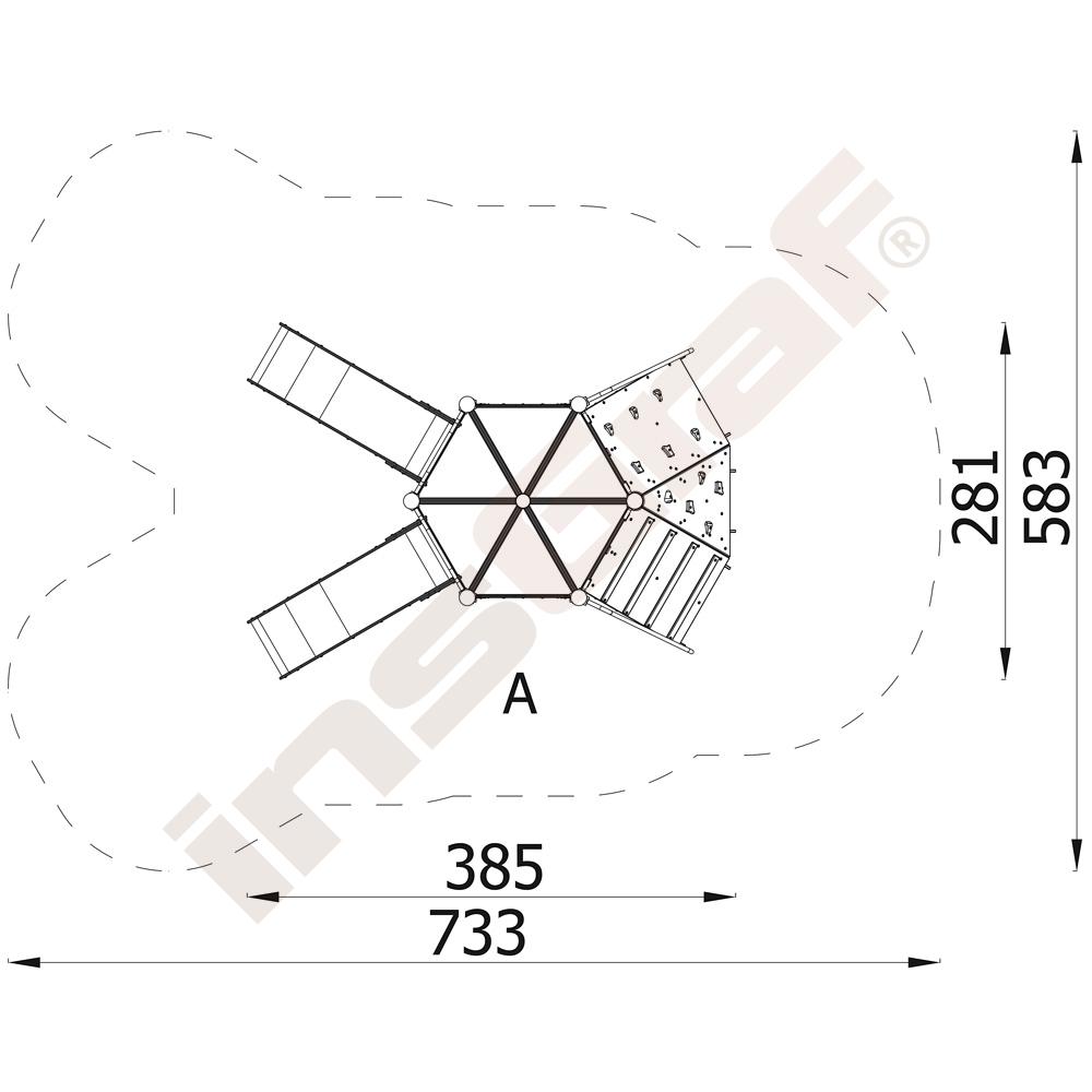 Orbis - sestava 11487, dřevěné sloupy