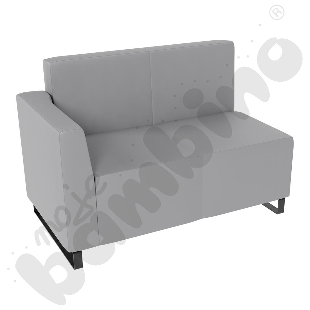 Sofa Universum 2-os. wys. 82 cm, bok niski lewy, tkanina MT02