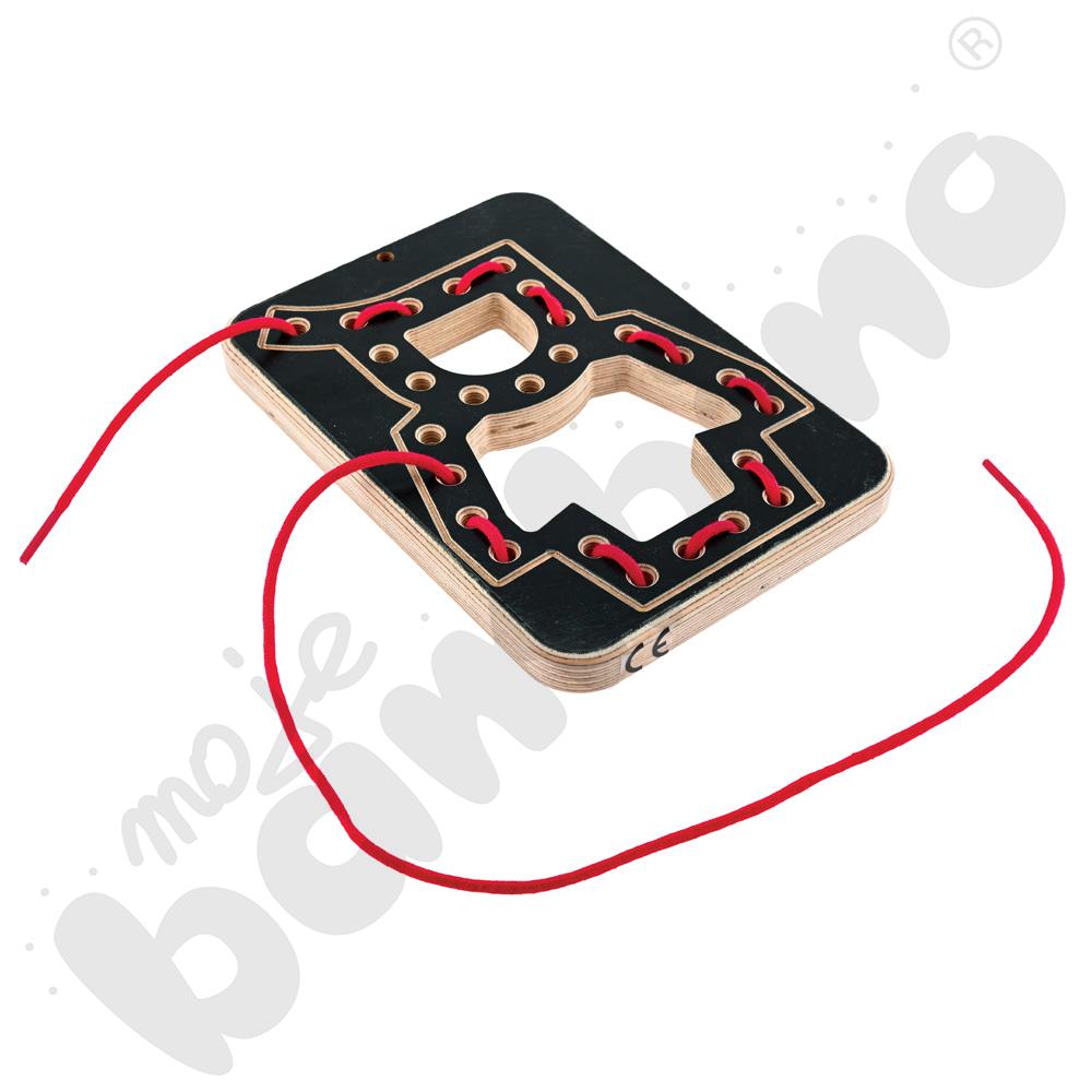 Przeplatanka drewniana Good Wood - czarna - MED