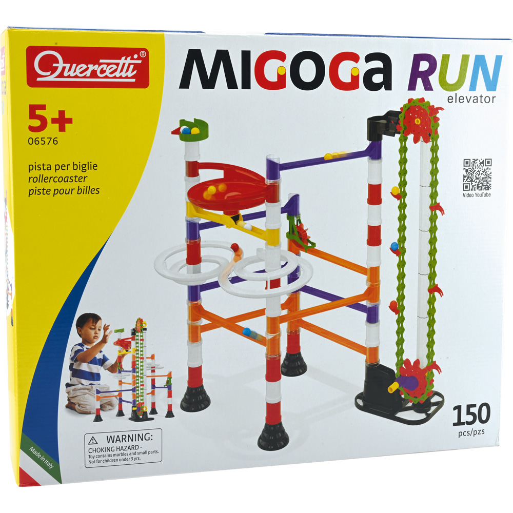 Guľôčková dráha Migoga Run, 150 prvkov