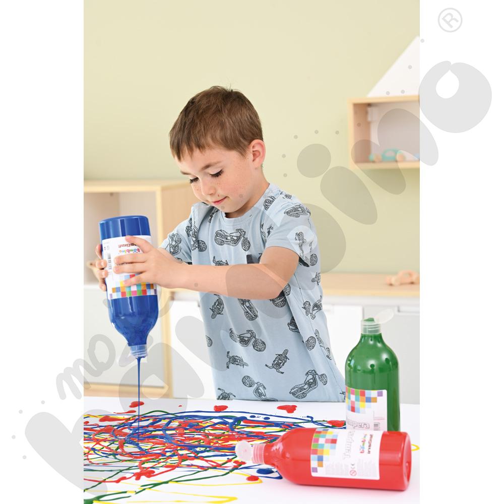 Tempera 1000 ml - niebieska