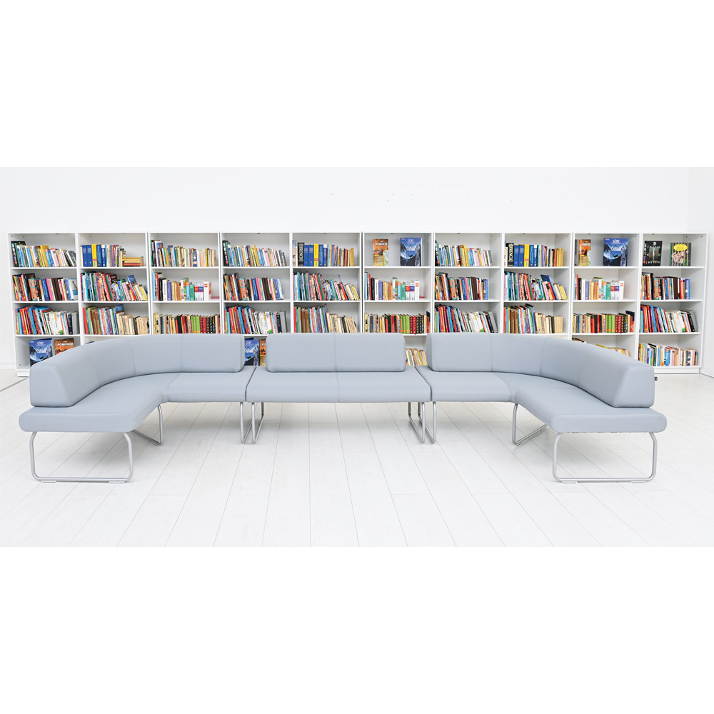 Quadro - skrinka XL s 3 policami, biela 