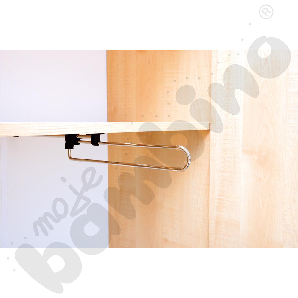 Szafa ubraniowa z wieszakiem wysuwnym - klon 375