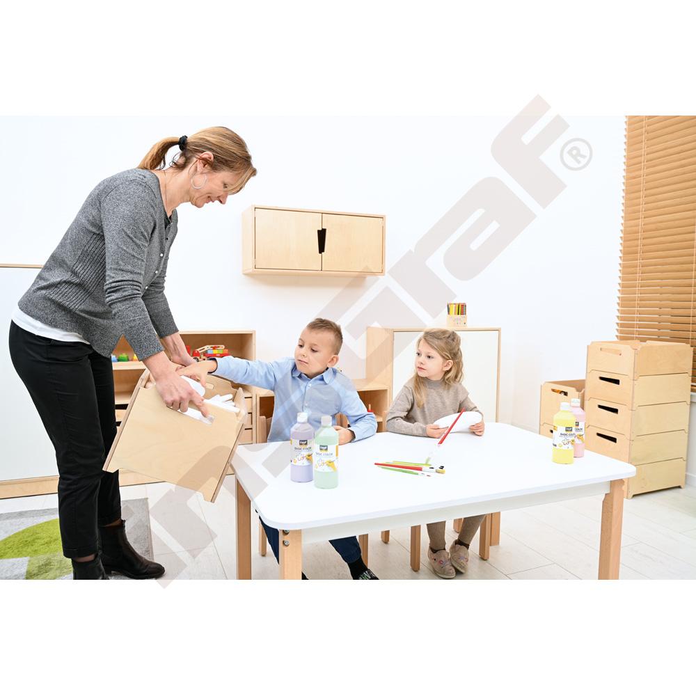Echtholz - úložné boxy na hračky, výška 18 cm  	