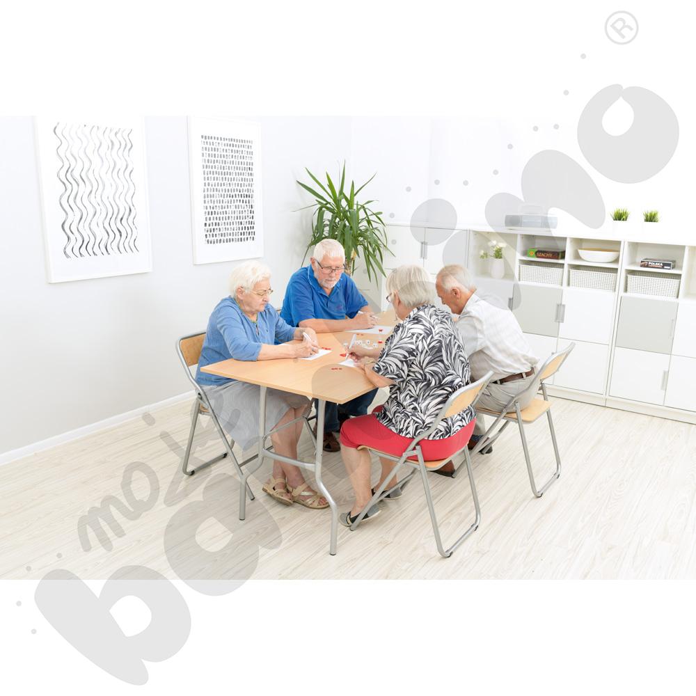 Krzesło Tipi rozm. 6 srebrne