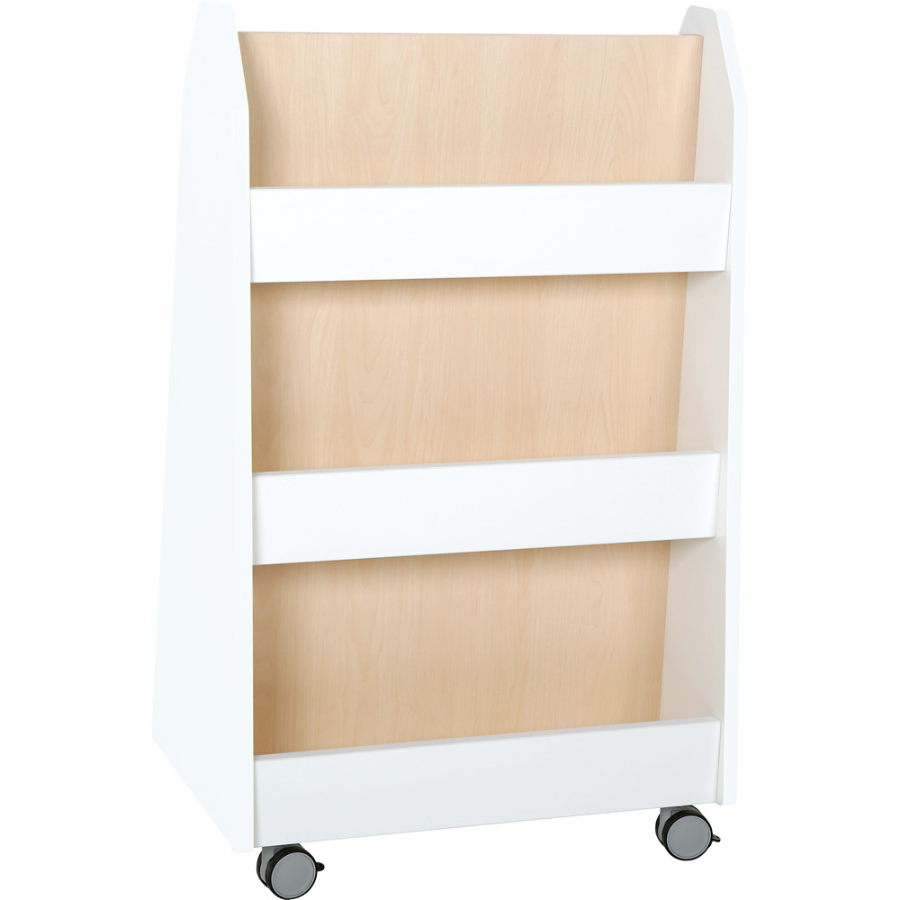 Quadro - obojstranná knihovnička - biela