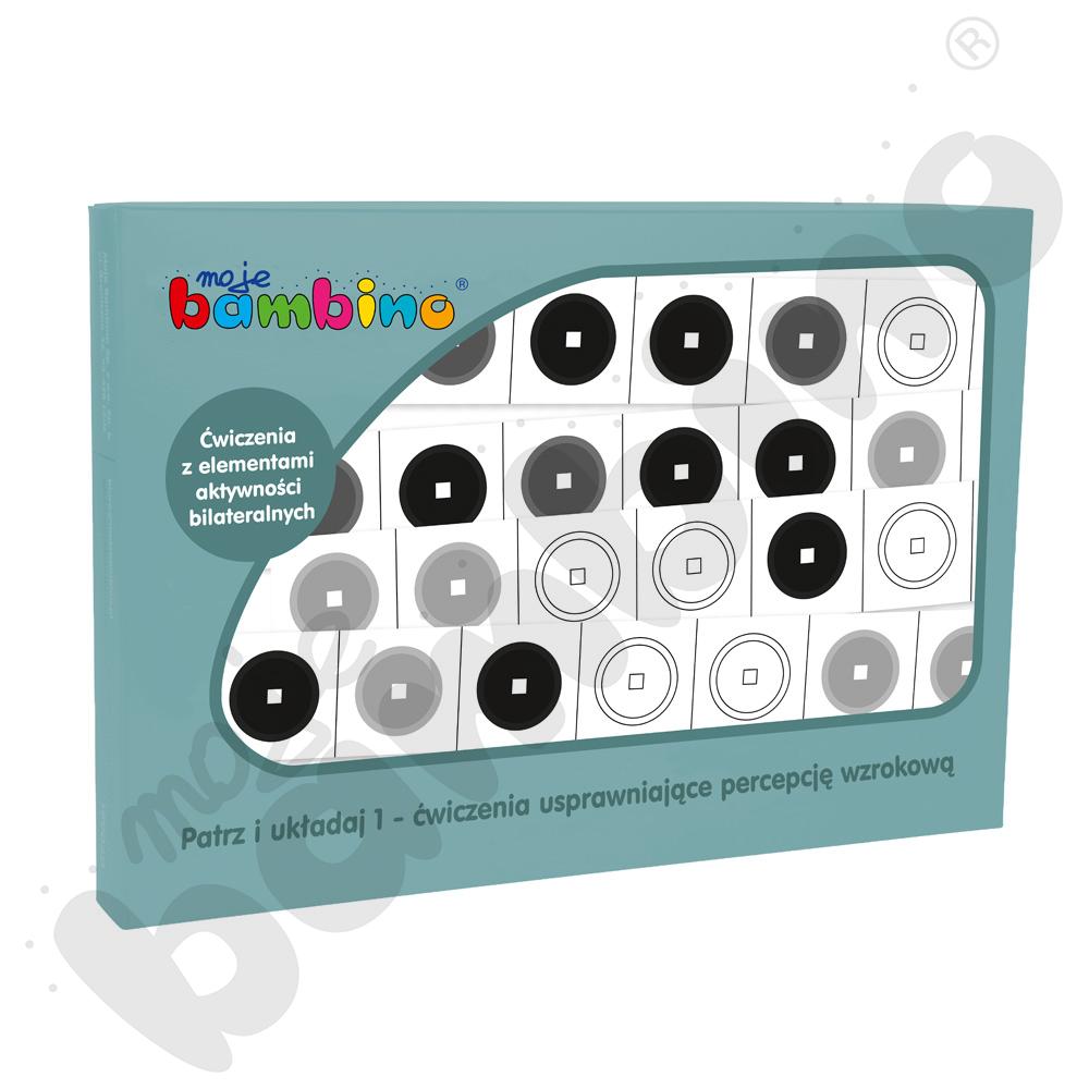 Patrz i układaj 1 - ćwiczenia usprawniające percepcję wzrokową