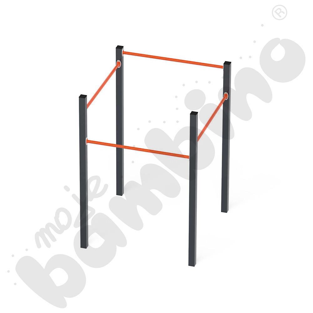 Street workout drążki wysokie Orange