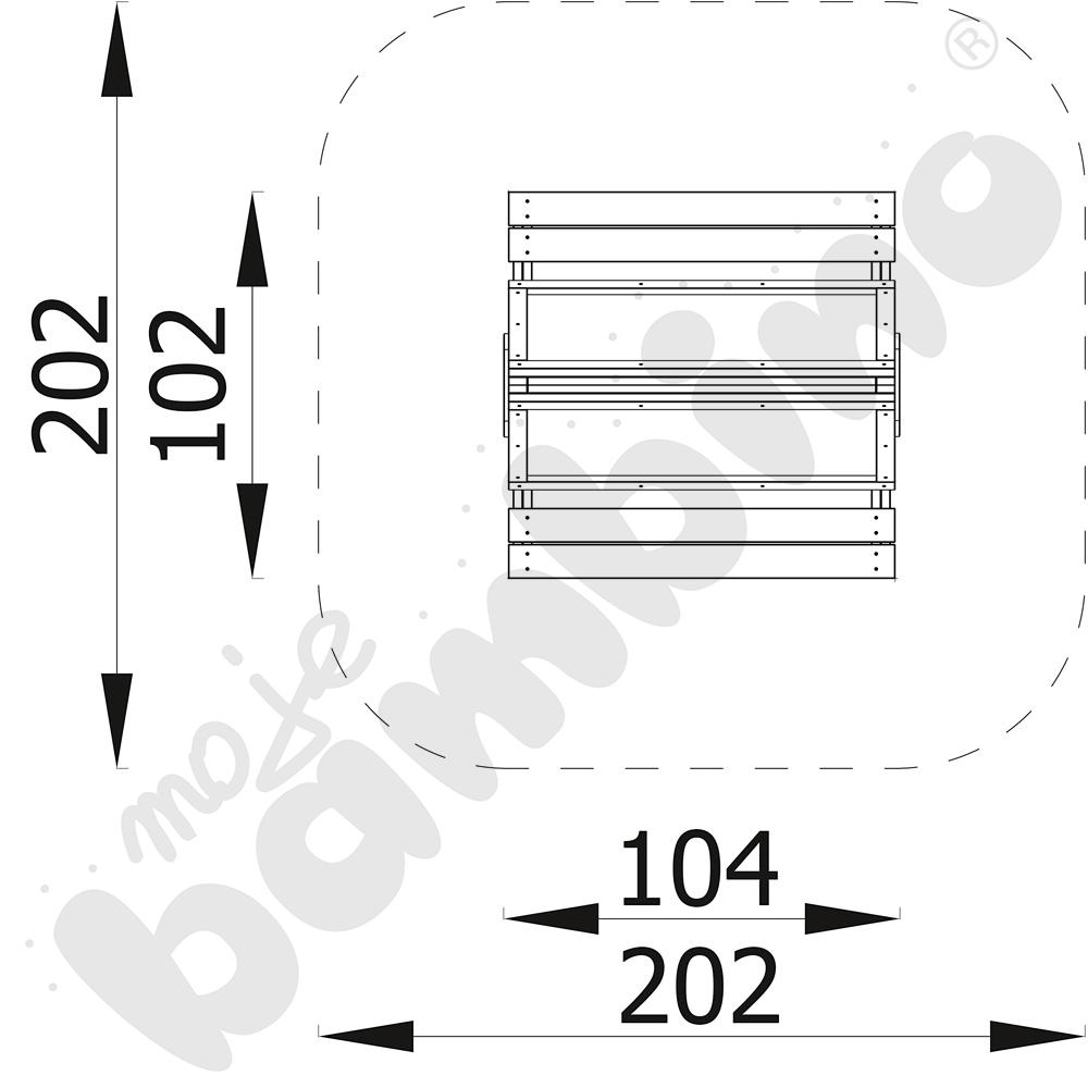 Tablica do rysowania z siedziskiem Terra