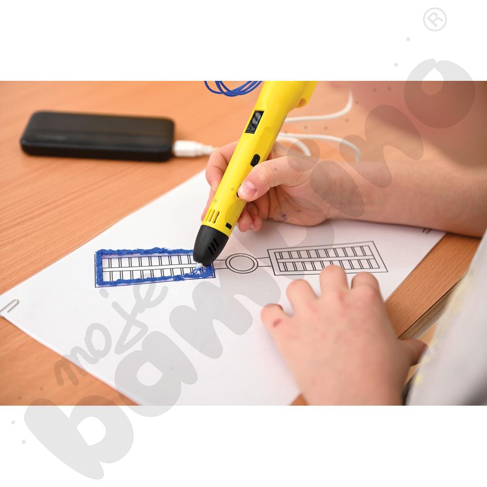 EDUstick - długopisy 3D 6 w 1 - zestaw w walizce