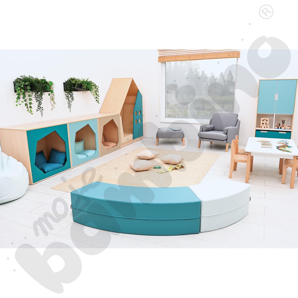 Quadro - kryjówka turkusowy pastel