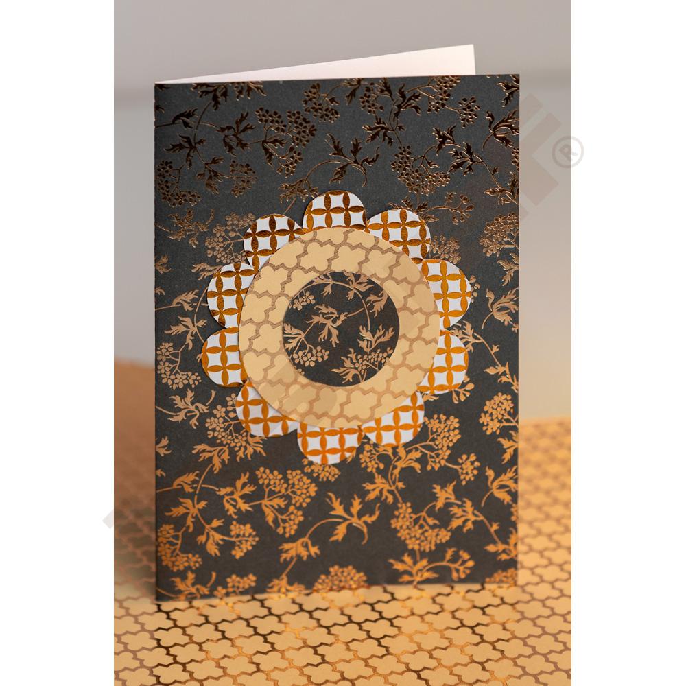 Motivpapier-Set, Metallicfarben-Motive