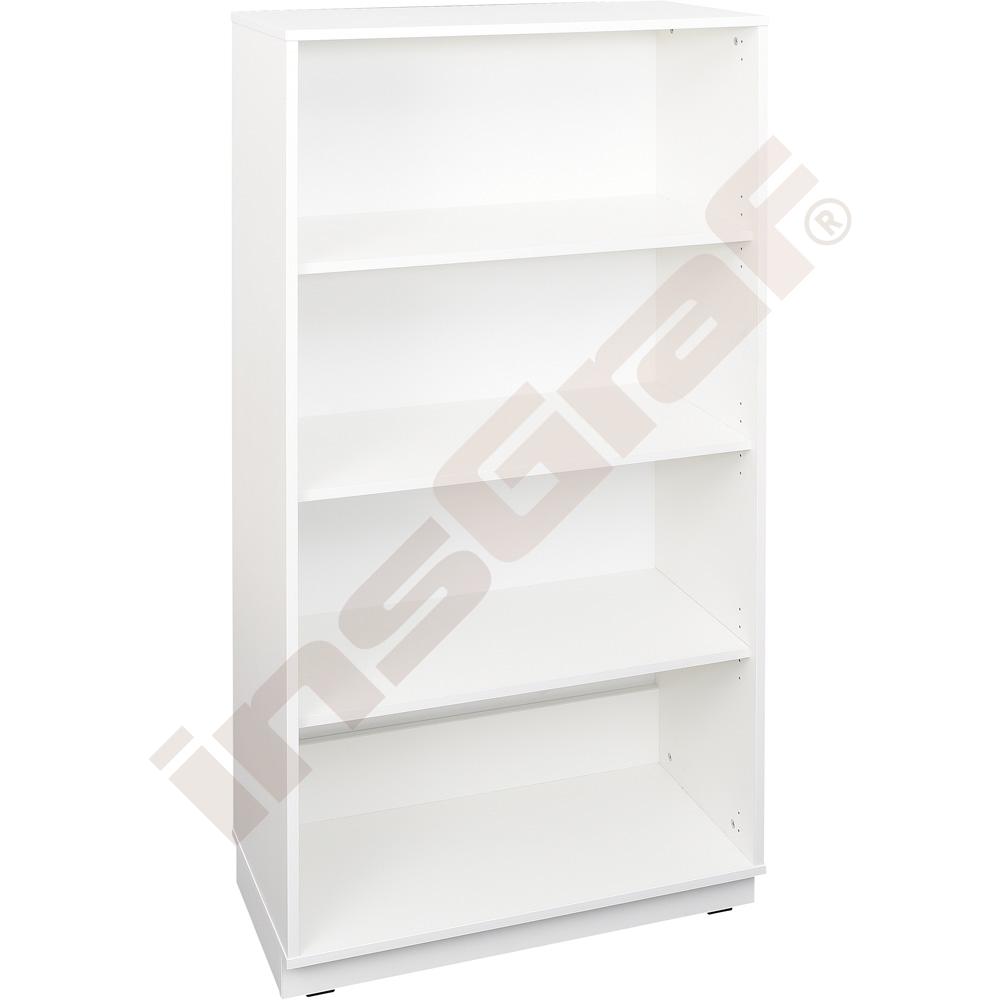 Quadro - skrinka XL s 3 policami, biela 