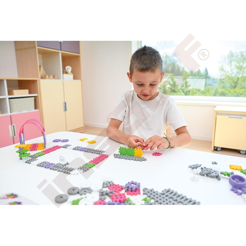 Kostičky Oplatky Mini (Wafle) Konstruktérka, 140 dílků