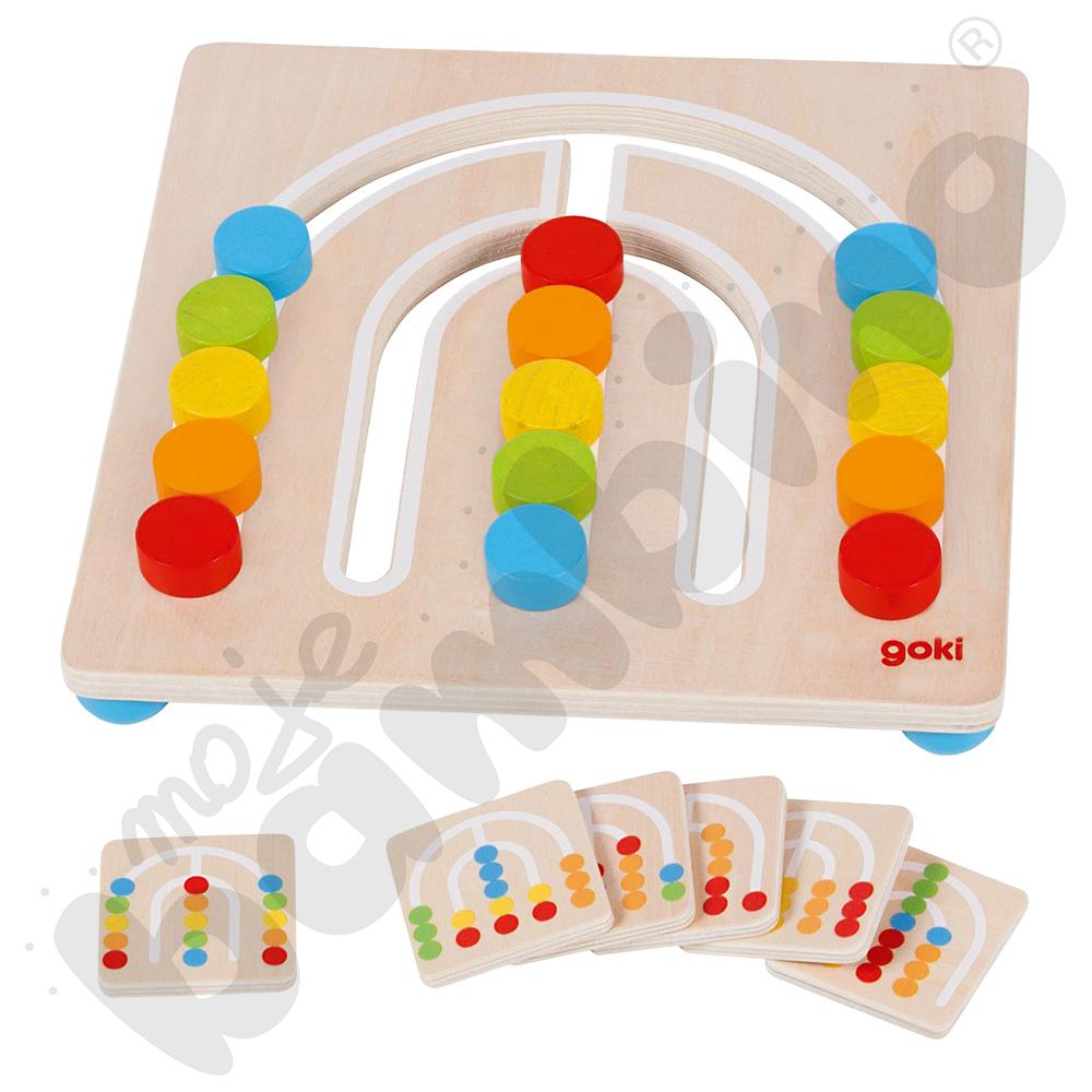 Tęczowa tabliczka do sortowania kolorów