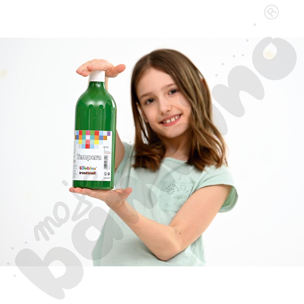 Tempera 1000 ml - zielona