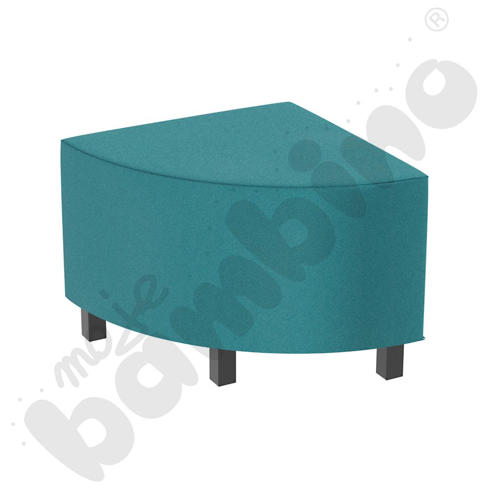 Pufa Universum 1/4 koła narożna, tkanina KG08