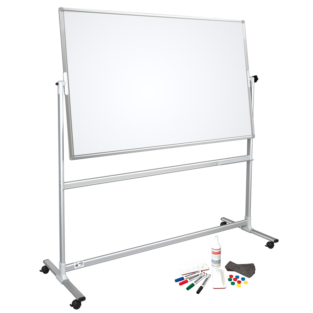 Magnetická otočná tabuľa na kolieskach 170x100 s príslušenstvom