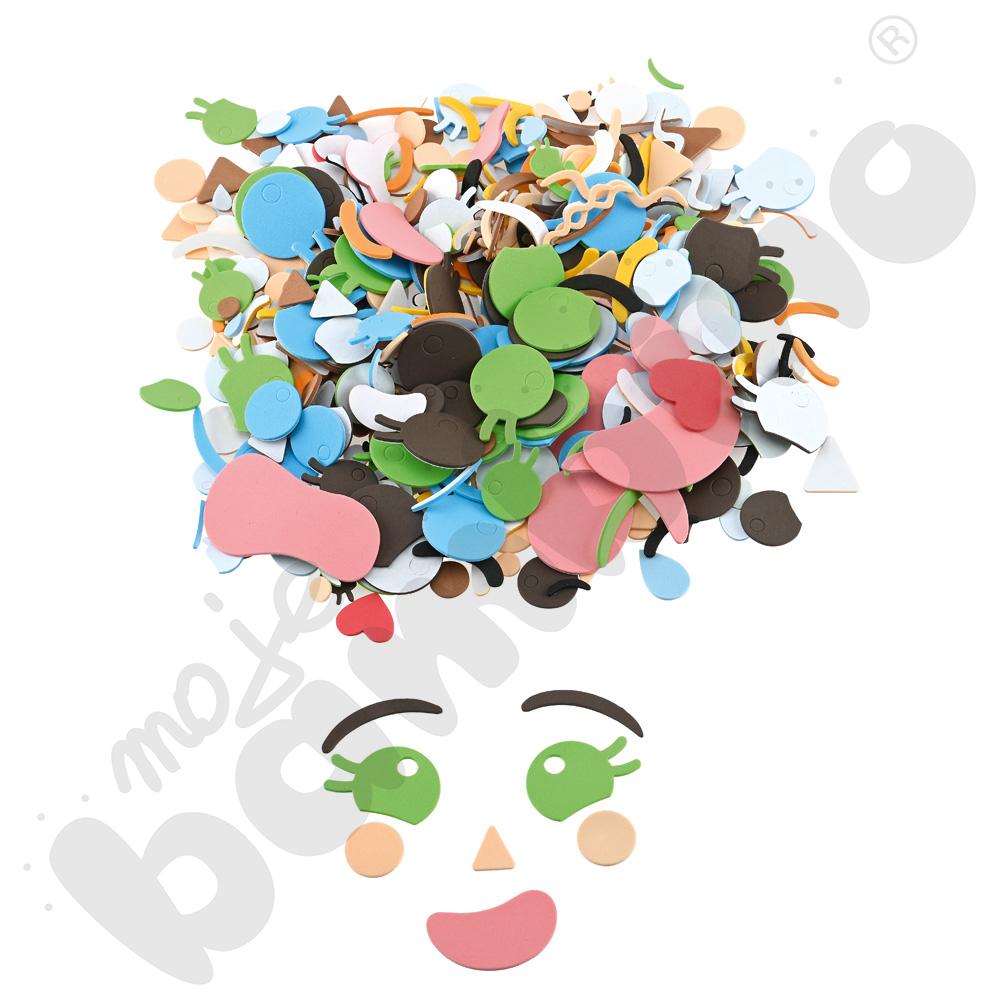 Naklejki piankowe - ułóż emocje