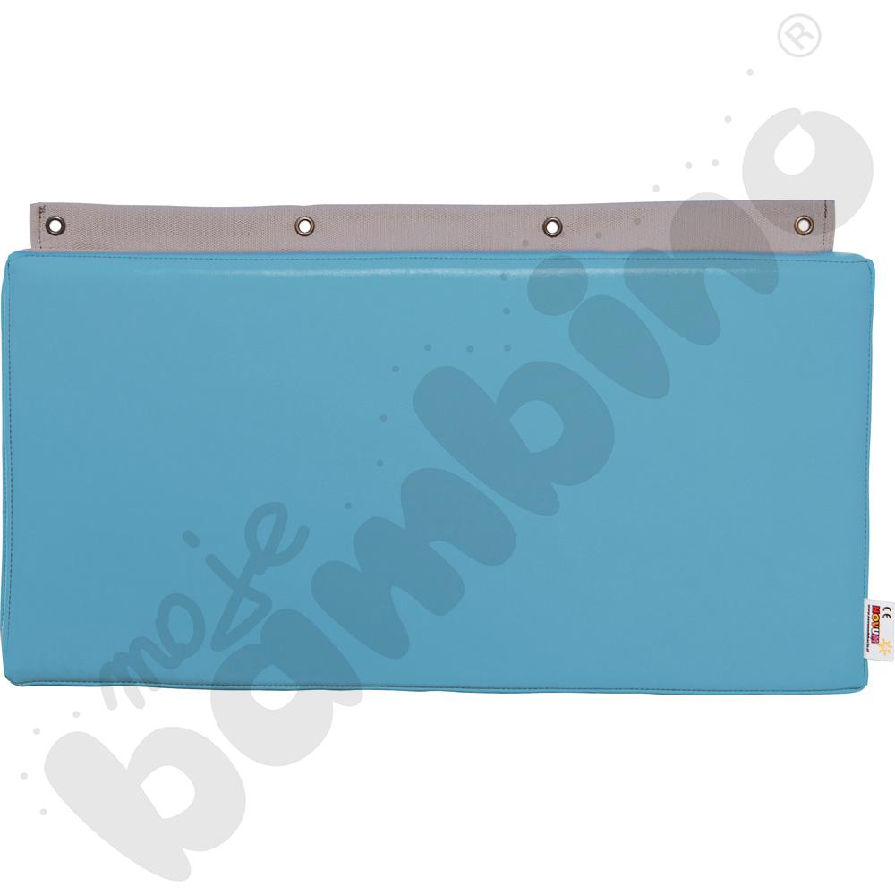 Materac ochronny na ścianę 200 x 120 błękitny