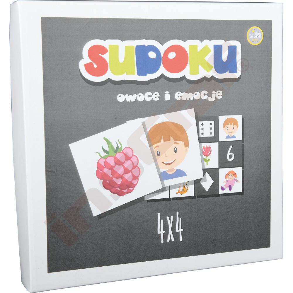 Obojstranné sudoku 4 x 4 – ovocie a emócie