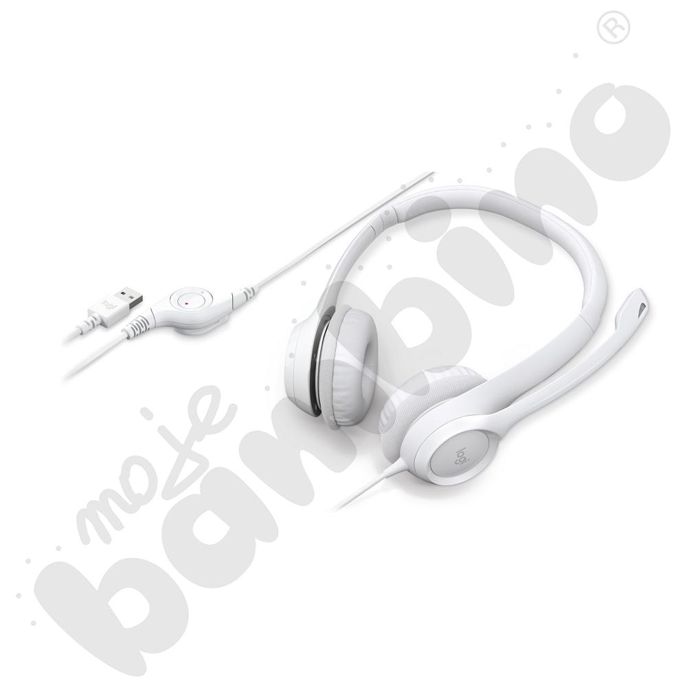 Słuchawki Logitech H390 białe