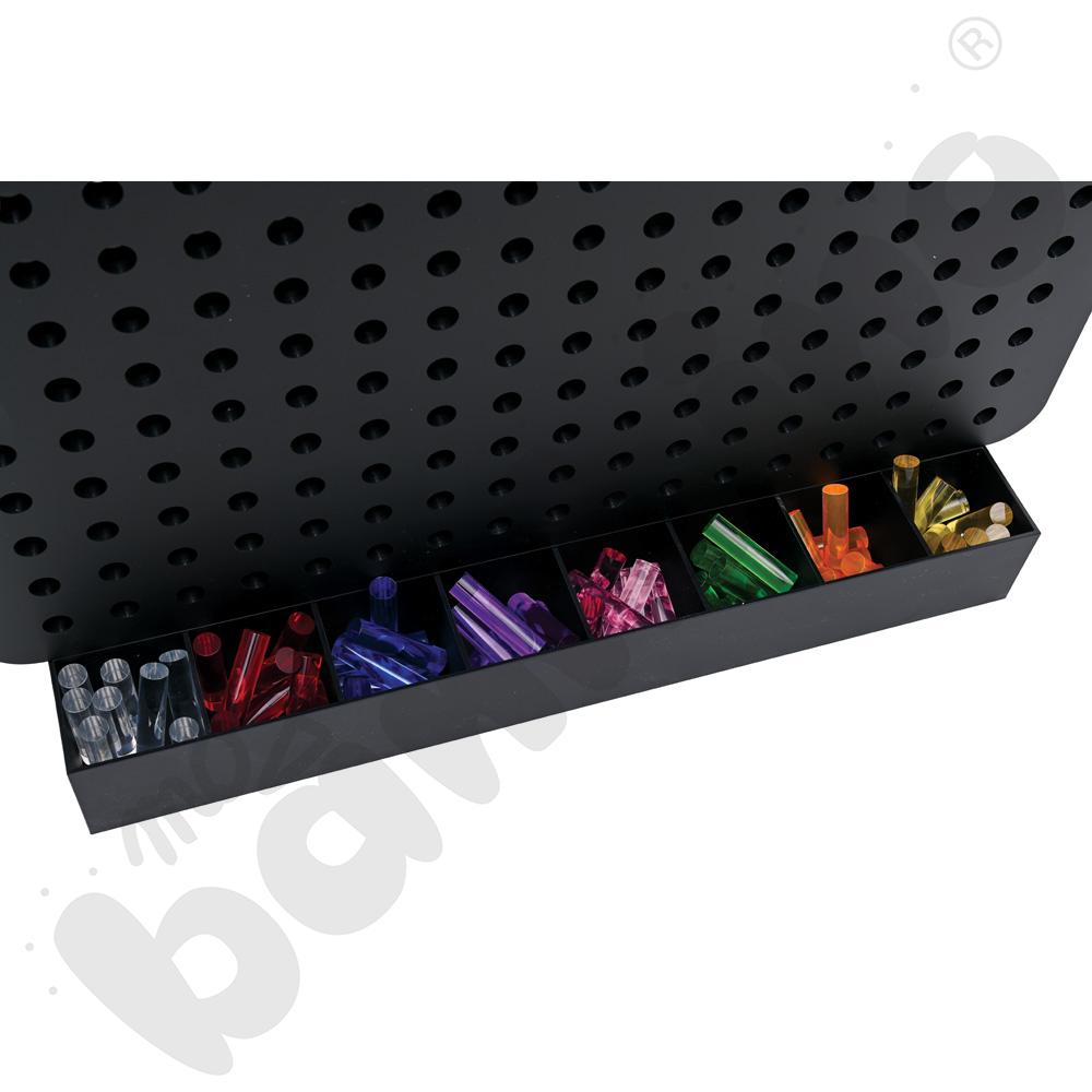 Ściana świetlna z kołeczkami