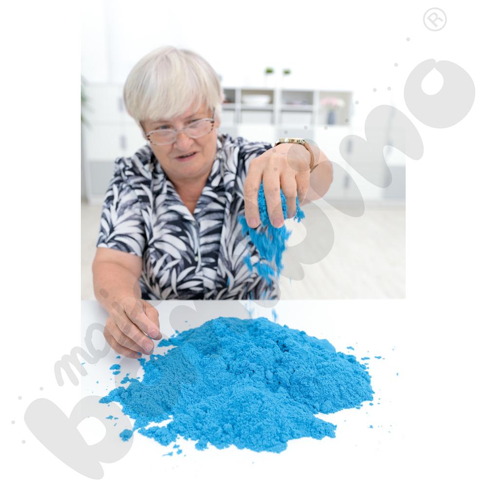 Piasek kinetyczny - niebieski