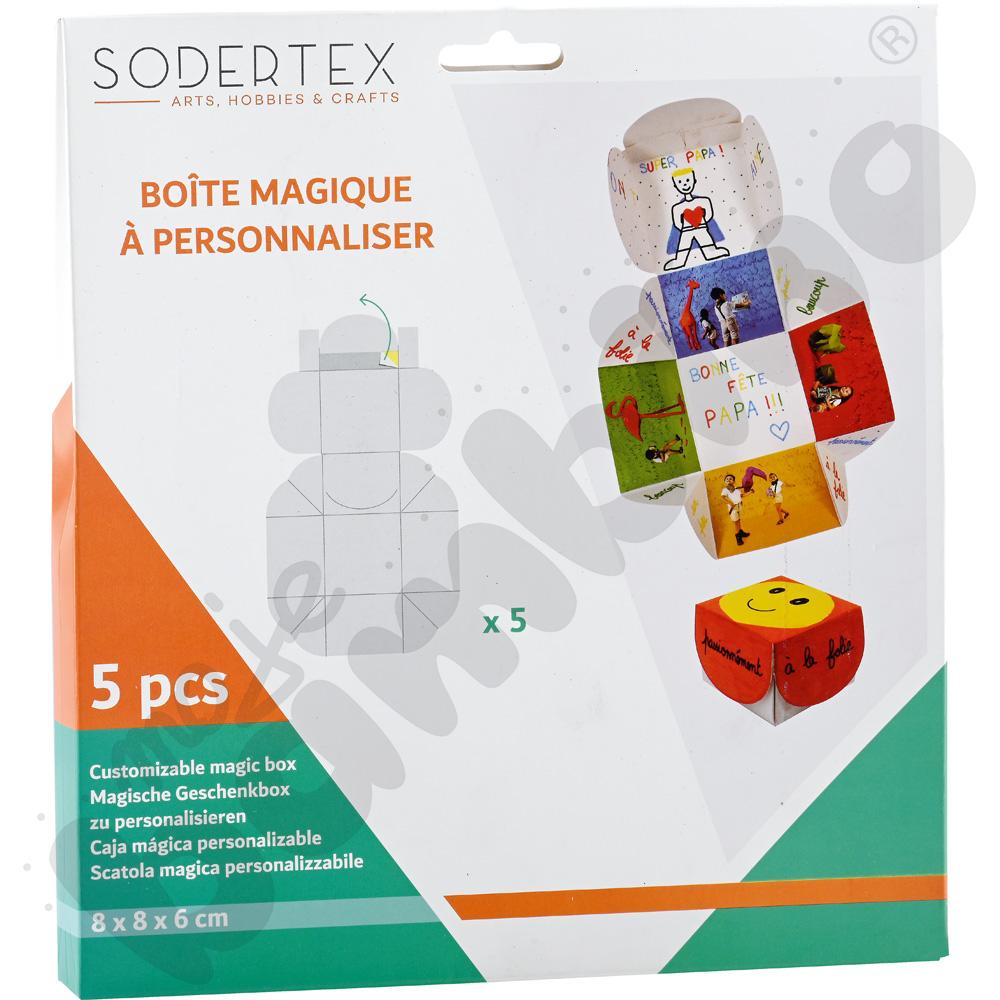 Pudełka do ozdabiania, 5 szt