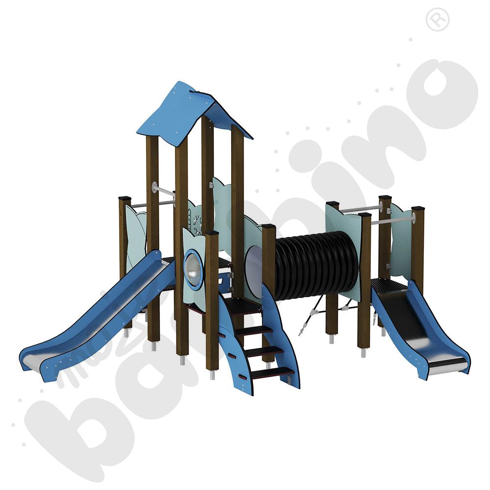 Zestaw Urbi 5, słupy drewniane B