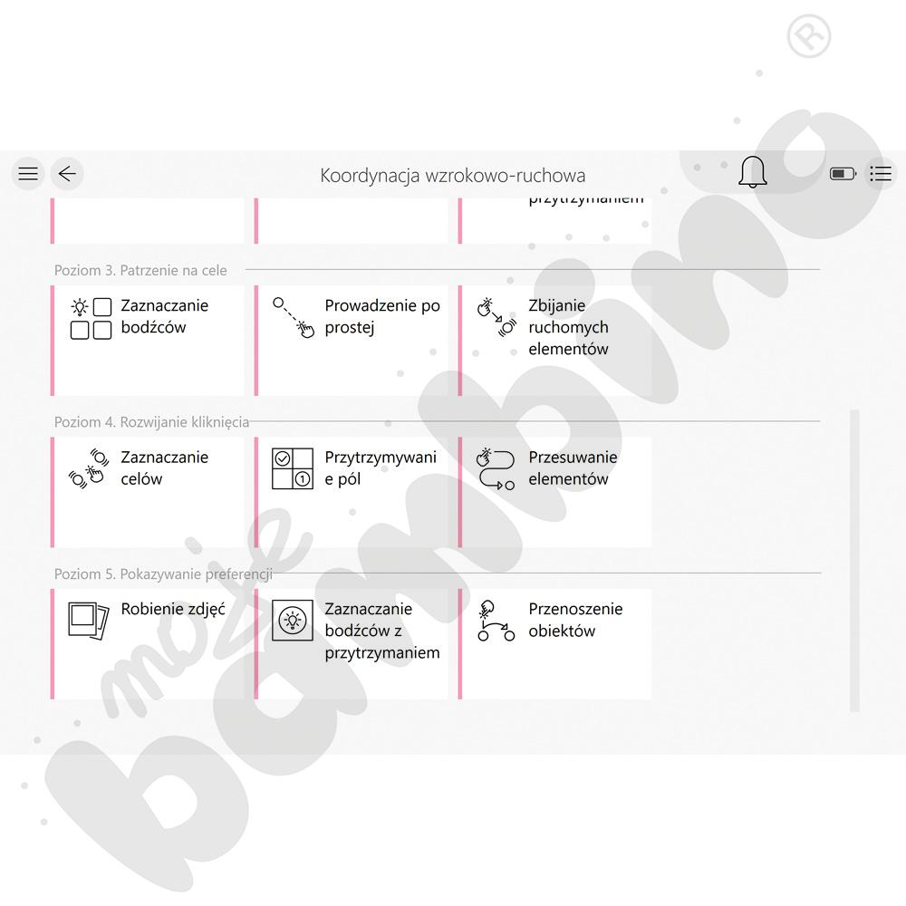neuroTAB - tablet z oprogramowaniem do komunikacji alternatywnej