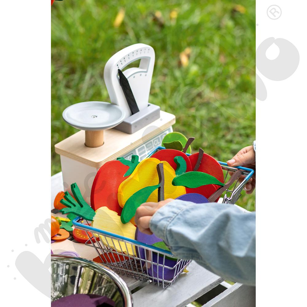 Piankowe kształty do ozdabiania - owoce, 40 szt.