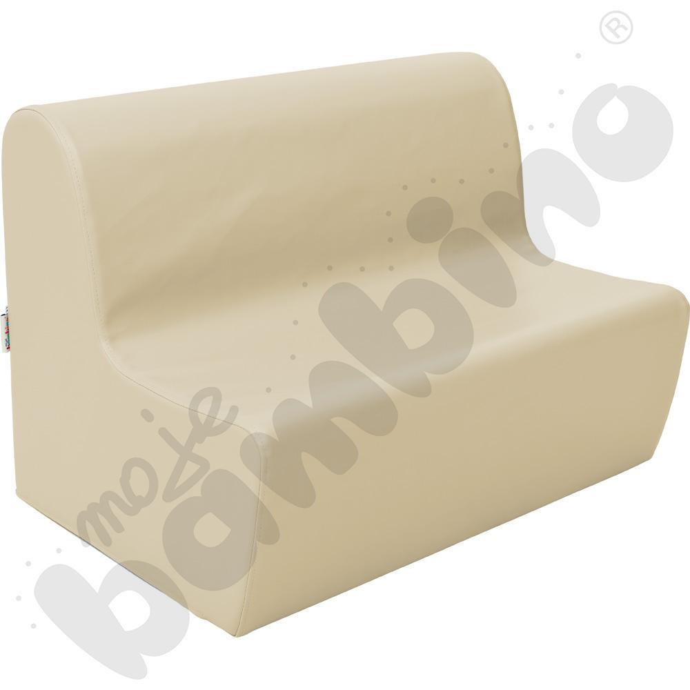 Średnia kanapa beżowa