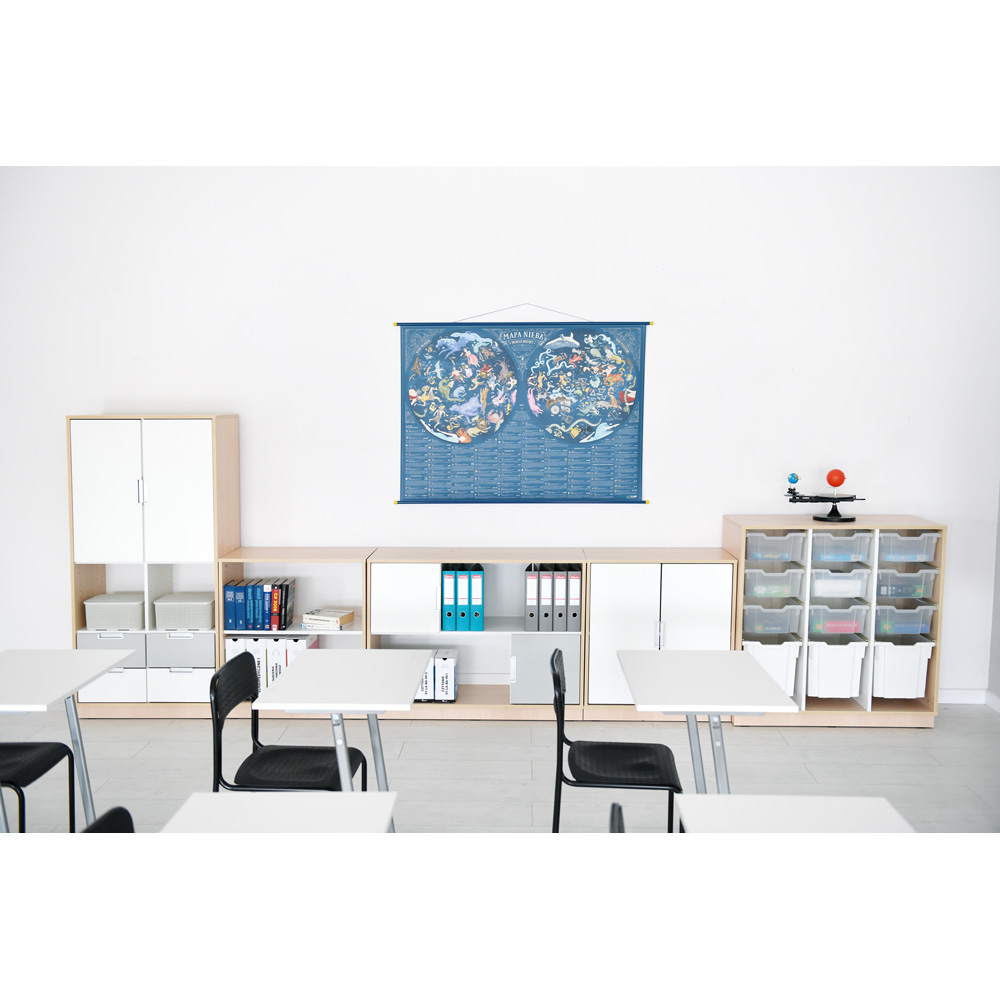 Quadro - zostava 180, dvierka 90°, korpus javor