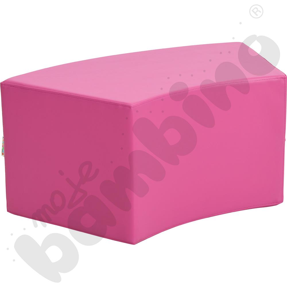 Siedzisko Paolo krótkie,  różowe