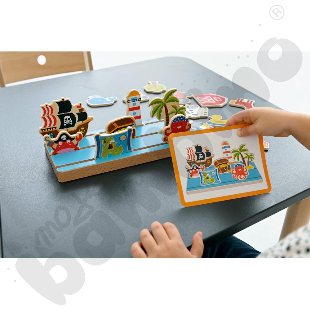 Układanka przestrzenna - farma/morze