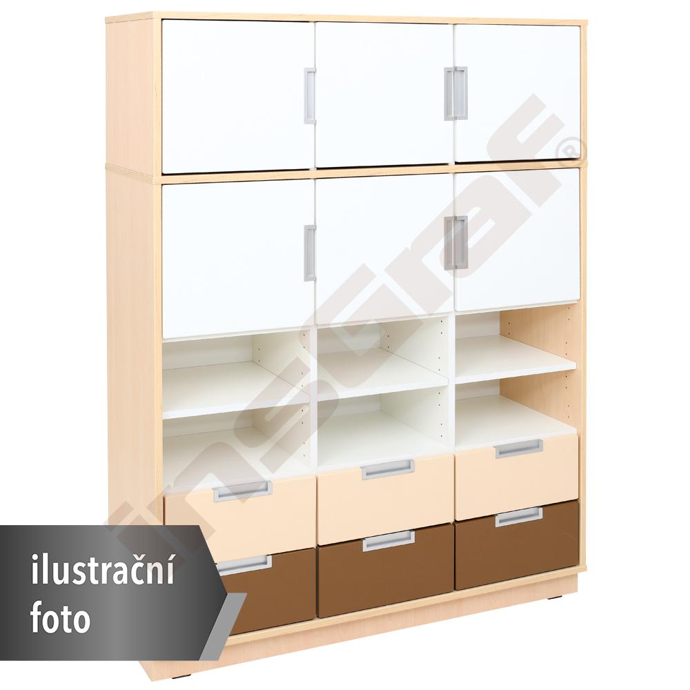 Quadro - sestava 95, 90°, korpusy bílé